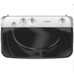 ⁦غسالة ملابس تورنيدو نصف أوتوماتيك 7 كجم أبيض × أسود TWH-Z07DNE-W(BK)⁩ - الصورة ⁦2⁩