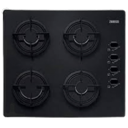 Zanussi Glass Gas Hob 60 CM With 4 Speed Burner