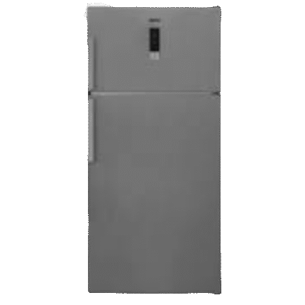 Zanussi Fridge 2 Door - Nofrost 597L Digital Display on Door Silver