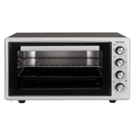 SHARP Electric Oven 45 Liter 1400 Watt Grill Fan Silver x Black EO-S45-ES2