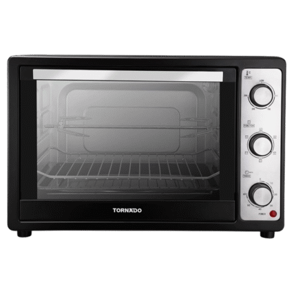 TORNADO Electric Oven 48 Liter 1800 Watt Grill Fan Black TEO-48DGE(K)