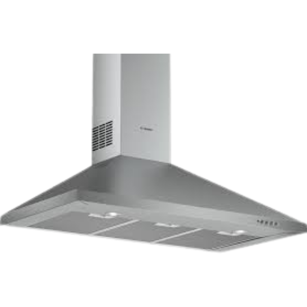 حبيبه Bosch Stainless steel Chimney Hood, 90 cm - wall-mounted cooker hood - 380 m³/h - 3 speeds Series 2 - DWP94CC50T - Image 1