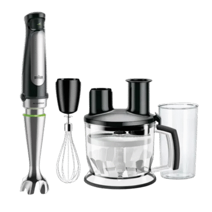 Braun MultiQuick 7 Hand Blender 1000 Watt Black Silver - MQ7075