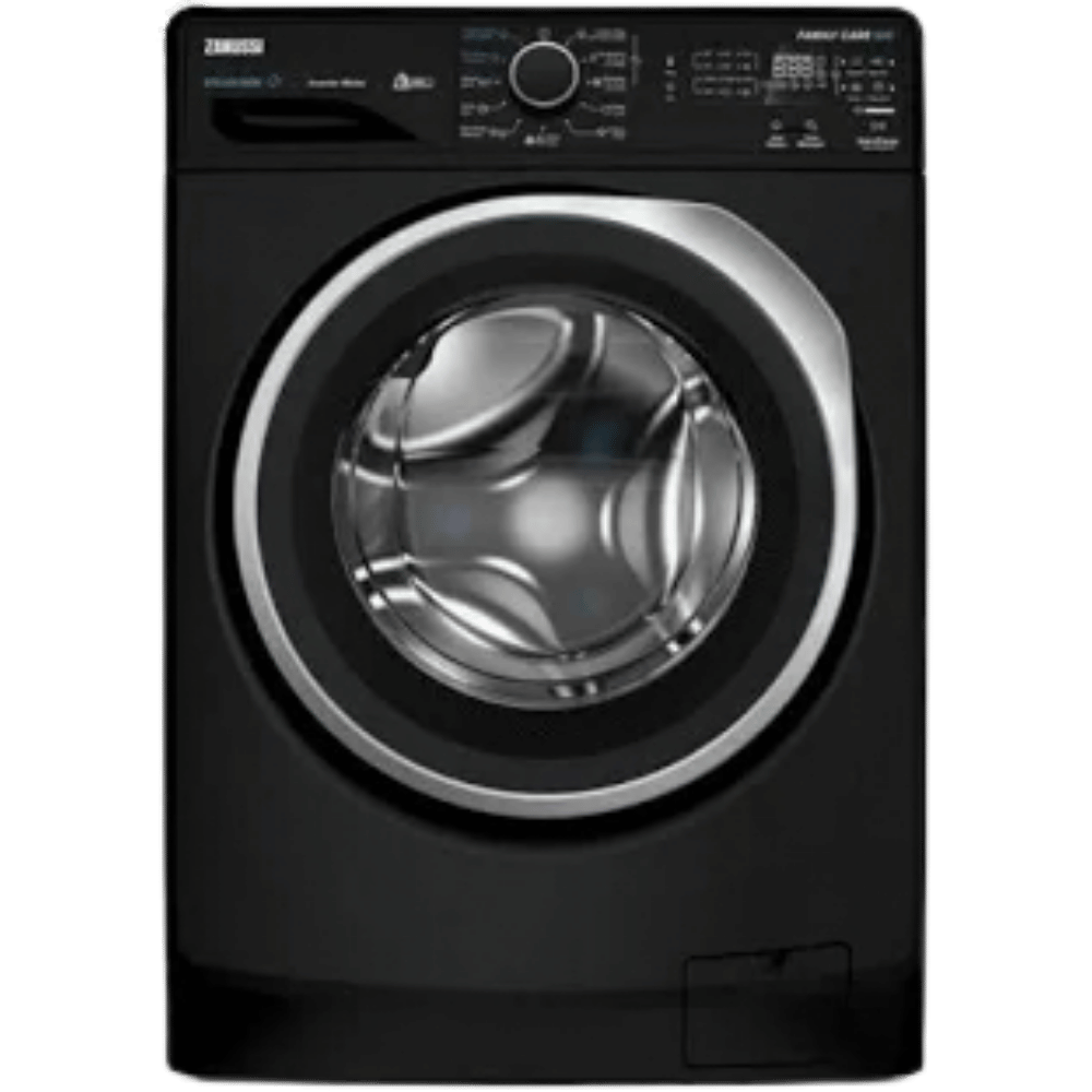 حبيبه (11) غسالة ملابس زانوسي فول اوتوماتيك تحميل امامي SteamMax 8كيلو رمادي غامق انفرتر موتور ZWF8221DS7