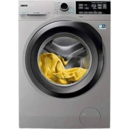 غسالة ملابس زانوسي فول اوتوماتيك تحميل امامي برو ستيم 9 كيلو لون فضي ZW7F3946LS
