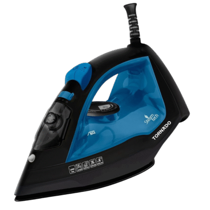 مكواة بخار تورنيدو 2200 وات قاعدة سيراميك أزرق غامق - أخضر TST-2200NC