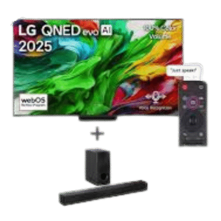 86 inch LG QNED evo AI QNED86 MiniLED 4K 120Hz Smart TV AI Magic remote webOS25 2025 + Sound Bar with WOW Orchestra, Powerful 600W - SH5A