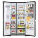 ثلاجة 635 لتر، أسود معدني Smart Inverter - الصورة 3