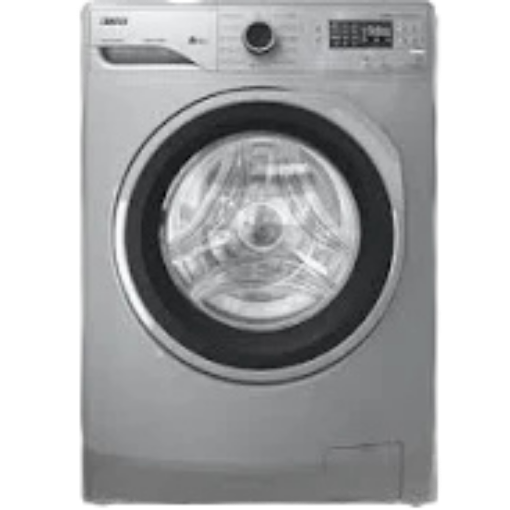 حبيبه (2) غسالة زانوسي PERLAMAX اتوماتك 7 كيلو تحميل امامى فضي باب اسود بإطار فضي - الصورة 1