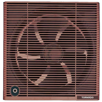 TORNADO Bathroom Ventilating Fan 20 cm Privacy Grid Brown TVS-20NM