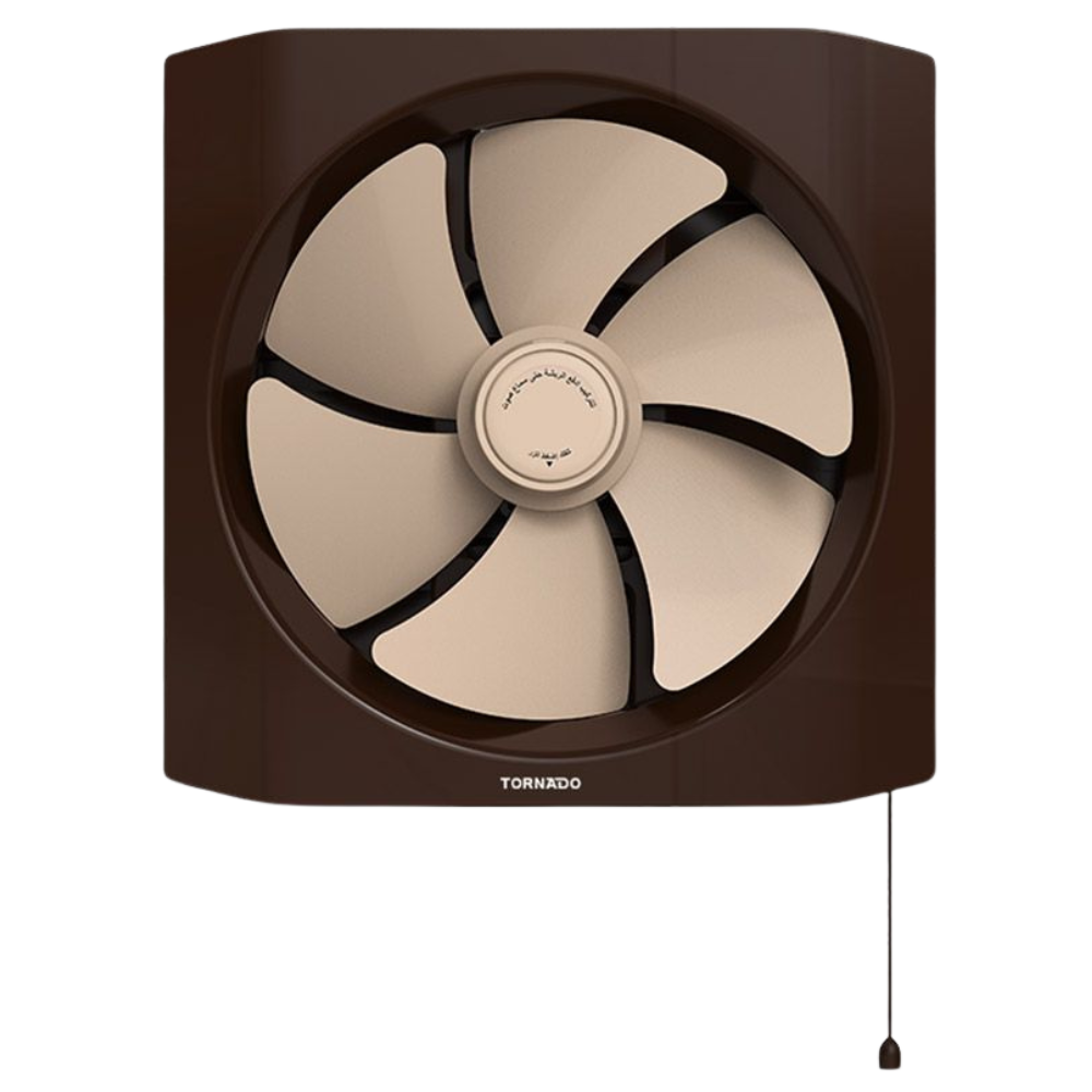 حبيبه (3) TORNADO Kitchen Ventilating Fan 25 cm Creamy x Brown TVH-25CN - Image 1