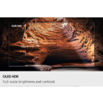 ⁦شاشة تلفزيون سمارت سامسونج S85F مقاس55 بوصه OLED، بدقة 4K UHD، بريسيفر داخلي - QA55S85F⁩ - الصورة ⁦2⁩