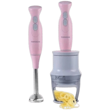 خلاط يدوي تورنيدو 1000 وات كبة بينك THB-1000ER