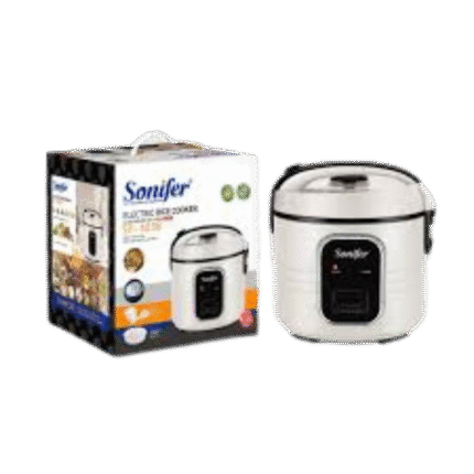 Sonifer Rice Cooker , 6 Liter 900 Watt White - SF-4038
