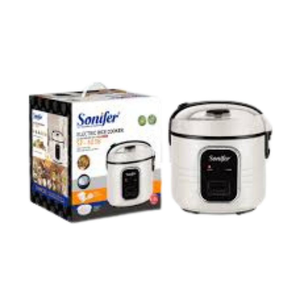 حبيبه (3) Sonifer Rice Cooker , 6 Liter 900 Watt White - SF-4038 - Image 1