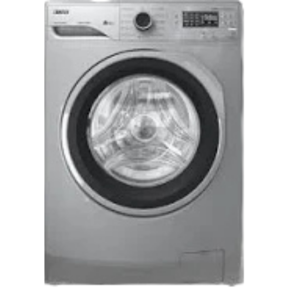 حبيبه (3) ZANUSSI PERLAMAX 8KG FRONTLOAD SILVER WITH BLACK DOOR SILVER RING WASHING MACHINE - Image 1