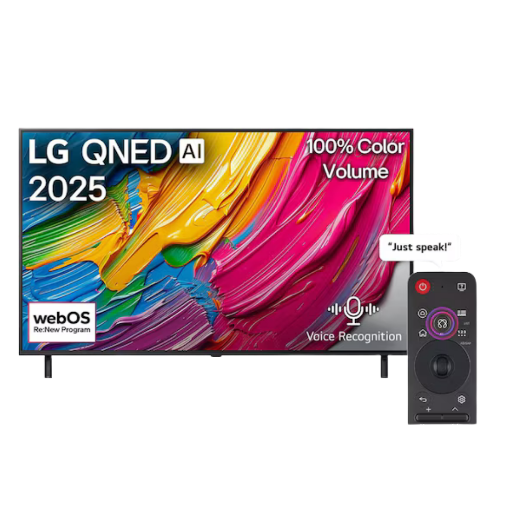 حبيبه (4) تلفزيون سمارت ال جي ، مقاس 86 بوصة ، QNED ، دقة 4K UHD ، ببريسفر داخلي - 86QNED70A6A - الصورة 1