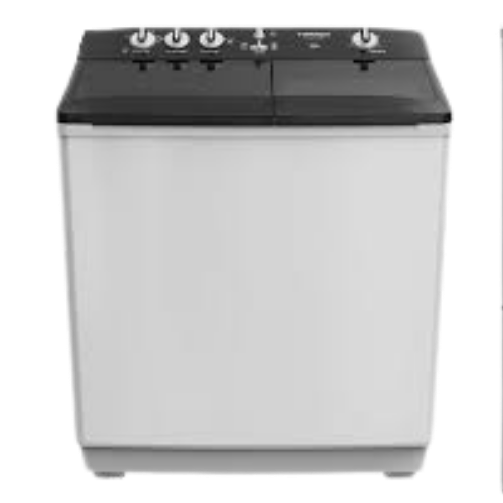 حبيبه (5) TORNADO Washing Machine Half Auto 7 Kg Pump White x Black TVH-HM07TP(WK) - Image 1