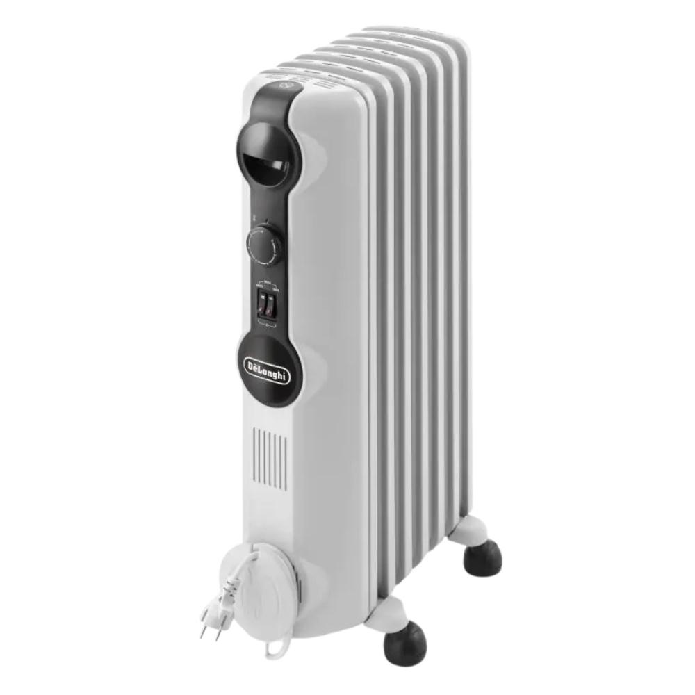 حبيبه (5) دفاية زيت ديلونجى، 2500 وات، 12 ريشة، 3 مستويات، TRRS1225 - رمادي فاتح - الصورة 1