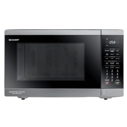 ميكروويف شارب انفرتر كونفكشن 32 لتر 1100 وات 11 قائمة أسود R-32CNI-BS2