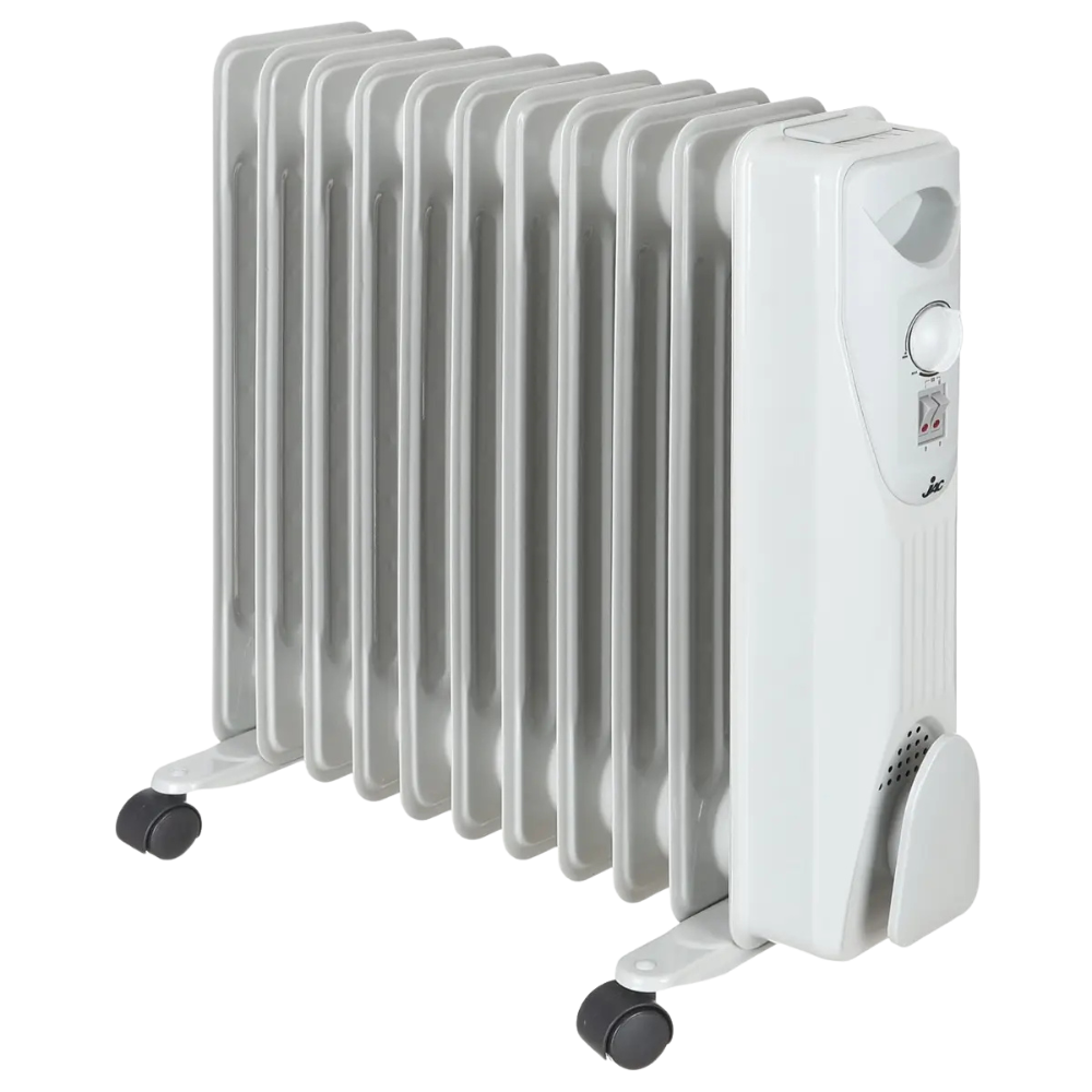 حبيبه (6) Jac NGH-3211 Oil Heater, 2000 Watt, 11 Fins - White - Image 1