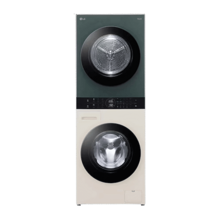 غسالة ملابس ال جي فول اوتوماتيك تحميل امامي FWT1310BG ، سعة 10 كجم ، اخضر