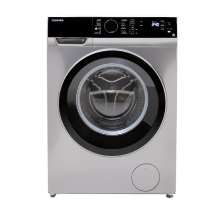 غسالة ملابس توشيبا فول اواتوماتيك تحميل امامي انفرتر TW-BJ90M4E(SK) ، سعة 8 كجم ، فضي