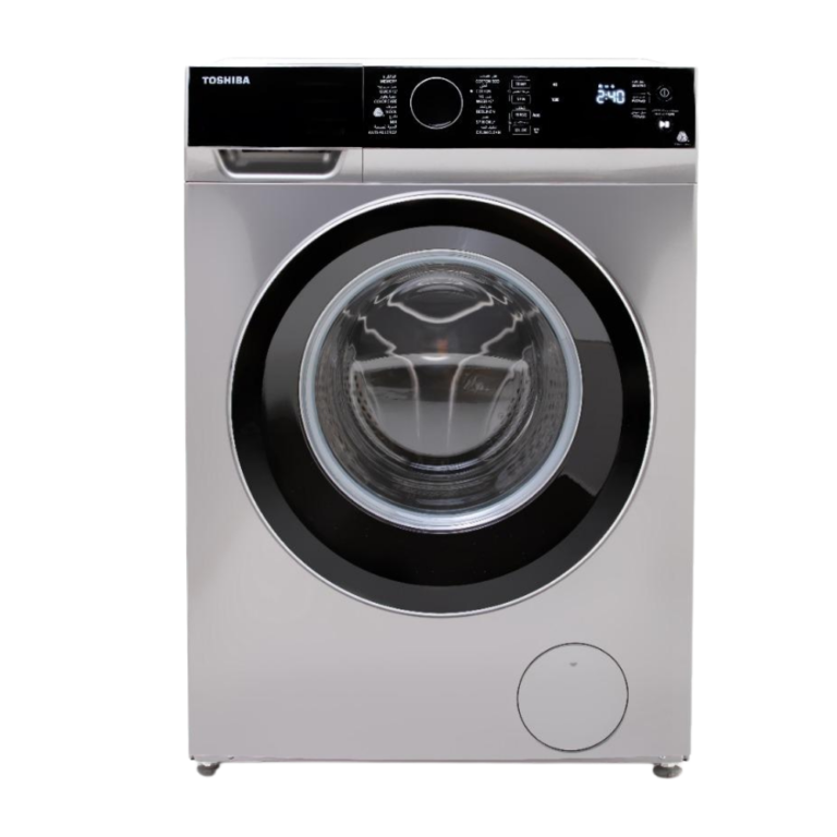 غسالة ملابس توشيبا فول اواتوماتيك تحميل امامي انفرتر TW-BJ90M4E(SK) ، سعة 8 كجم ، فضي