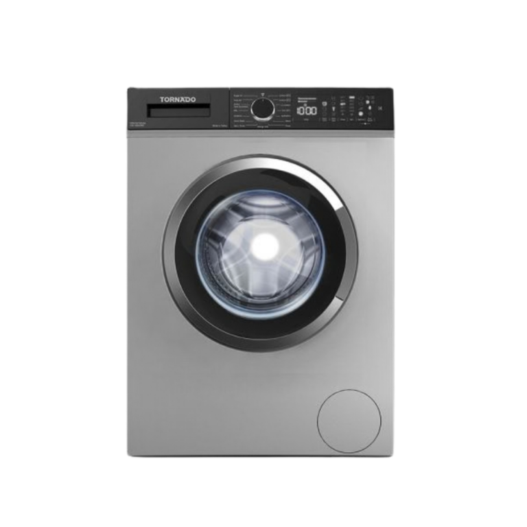 غسالة ملابس تورنيدو فول أوتوماتيك تحميل امامي 7 كجم سيلفر TWV-FN710SLOA