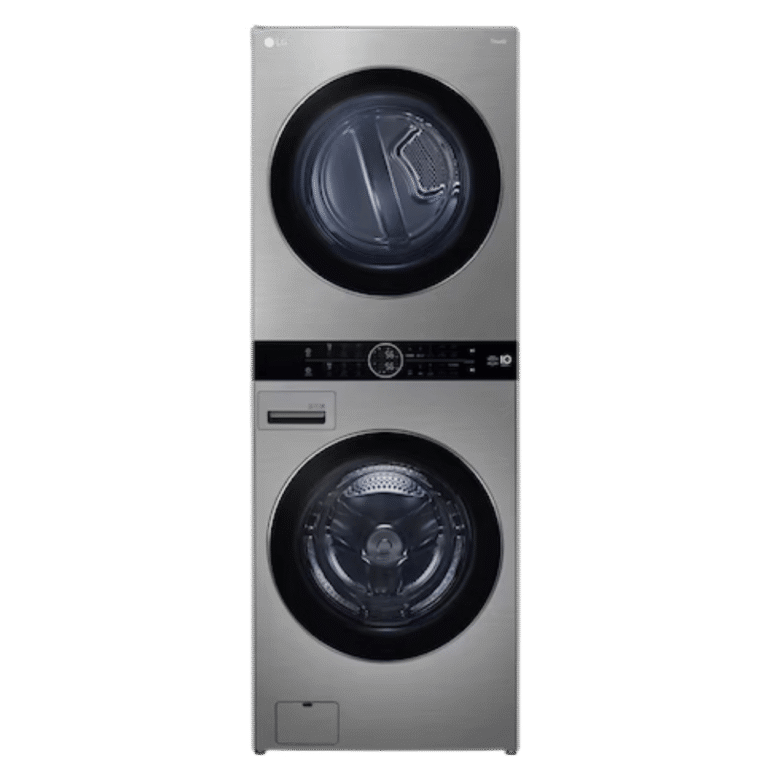 غسالة ملابس ال جي واش تاور™ 21/16 ، لون فضي، FWT2116SS.ASSPEEC، تحميل أمامية، 16.0 كيلوجرام