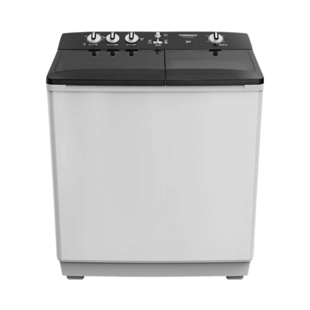 حىبيبه (7) غسالة ملابس تورنيدو نصف أوتوماتيك 10 كجم أبيض × أسود TVH-HM10TS(WK)