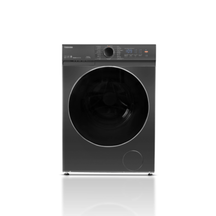 غسالة ملابس توشيبا فول اوتوماتيك تحميل امامي بتقنية الانفرتر، 8.5 كجم، Tw-T21Bu95Uweg(Mg) - رمادي