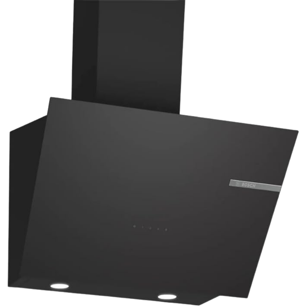تصميم بدون عنوان (1) BOSCH Series 6 Chimney Built In Hood, 90 cm, Black - DWK97PJ60T - Image 1