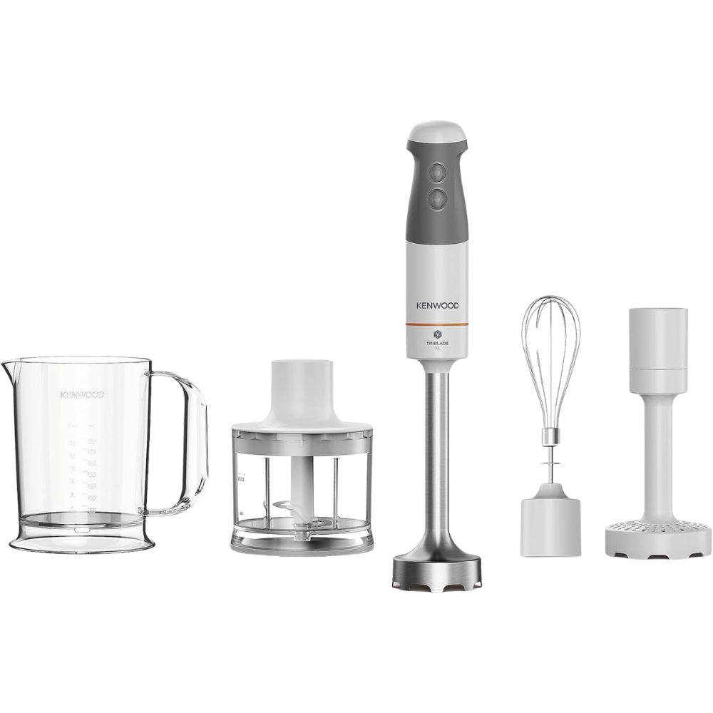 تصميم بدون عنوان (12) Kenwood HBM40.306WH Triblade XL Hand Blender, 850 Watt - White - Image 1