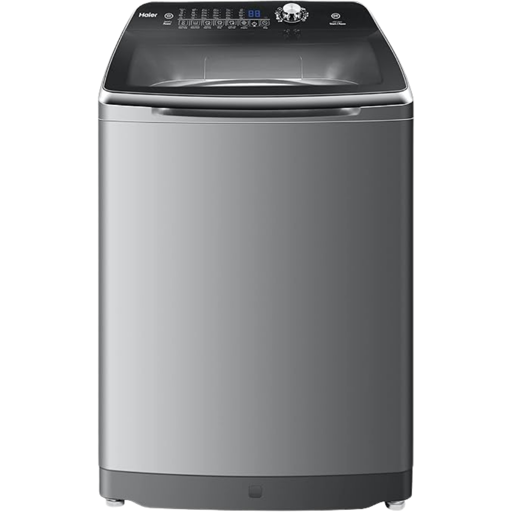 تصميم بدون عنوان (12) غسالة ملابس هاير بتحميل علوي سعة 16 كجم ، محرك بحركة مباشرة، فضي HWM160-B1678S - الصورة 1