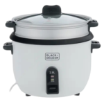 حلة ارز بلاك اند ديكر ، سعة 2.8 لتر ، 1100 وات ، ابيض - RC2850