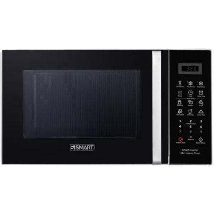 Smart SMW253AXX Microwave with Grill , 25 Liter 800 Watt , Black Silver