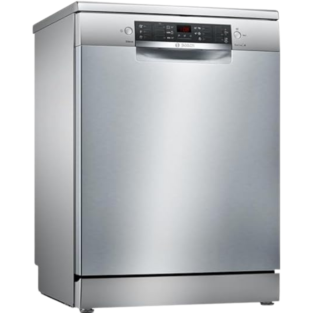 تصميم بدون عنوان (20) Bosch Series 4, free-standing dishwasher, 60 cm, silver inox,SMS46JI01V - Image 1