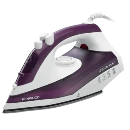 Kenwood Non-Stick Teflon Soleplate Steam Iron with Vertical Steam 2000W, Purple – STP46.000WP