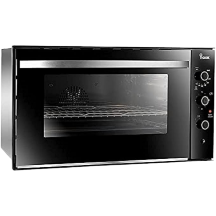 أى كوك فرن بيلت ان غاز 90 سم شواية غاز ومروحة 100 لتر BO6090G-G-127-SF