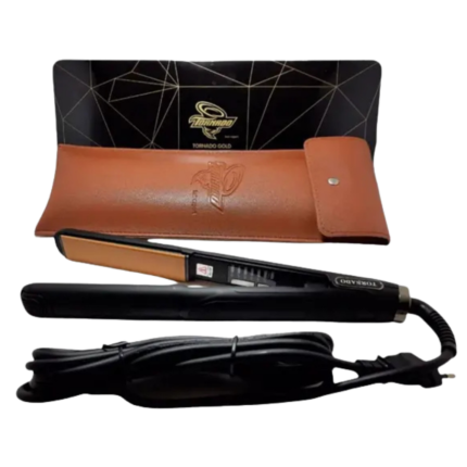 مكواة فرد الشعر تورنيدو جولد ، 980 فهرنهايت ، اسود