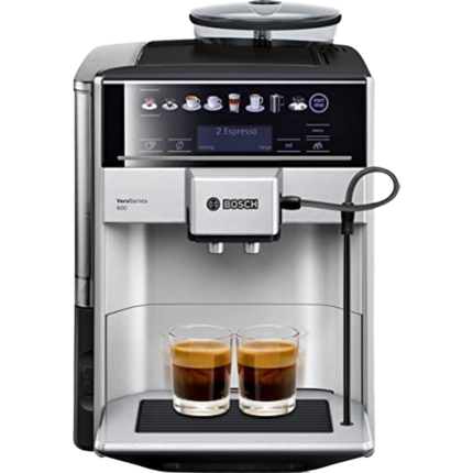 ماكينة تحضير القهوة الاوتوماتيكية بالكامل من بوش - لون فضي TIS65621RW