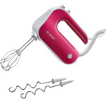 مضرب يدوي من بوش MFQ40304- 500 وات، احمر وفضي