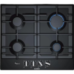 Bosch - Built-in Gas Hob - Serie - 6 - Black Gas Cooktop - 60 cm - PCP6A6B90
