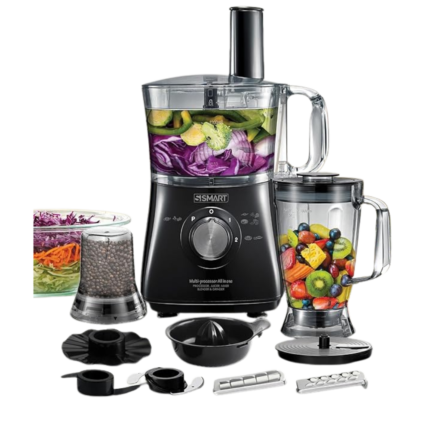 محضرة طعام كهربائي سمارت 1500 واط 42 وظيفة لون أسود - SFP500E