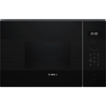 Bosch Series 4 Built-In Microwave Oven 20L, 800W, Black – Model BFL524MB2