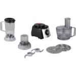 Bosch Food Processor MultiTalent 3 Plus 900 W Black, Brushed Stainless Steel – MCM3PM386