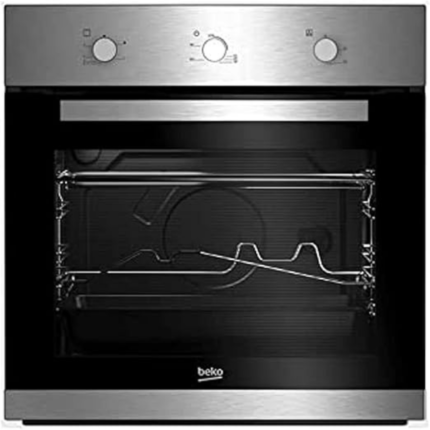 فرن غاز بيلت ان بمروحة من بيكو، 24 بوصة، فضي/اسود - BIG22100XC