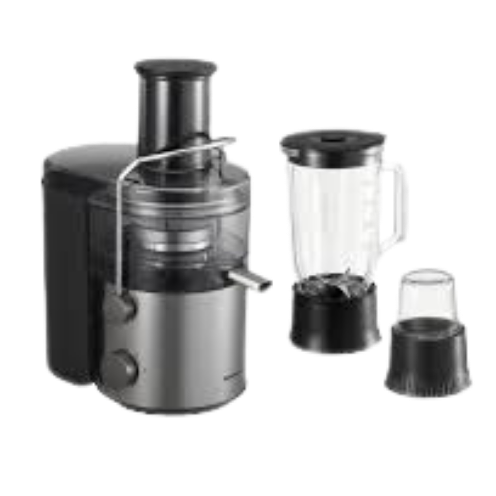 حبيبه Panasonic 1000W, 3 in 1 Juicer Blender with Full Metal Spinner for healthy living; 2.0L Large capacity; Glass Blender and Mill-MJ-CB800 - Image 1