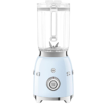 خلاط قائم ببرطمان زجاجي من سميج، فولاذ مقاوم للصدأ، 4 سرعات، أزرق باستيل - الصورة 3